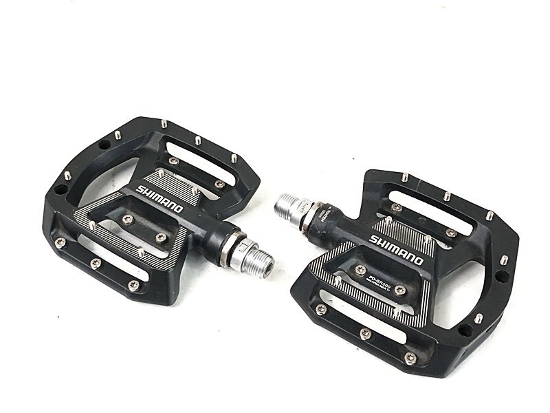 シマノ SHIMANO フラットペダル PD-GR500 ブラック 〇拍卖