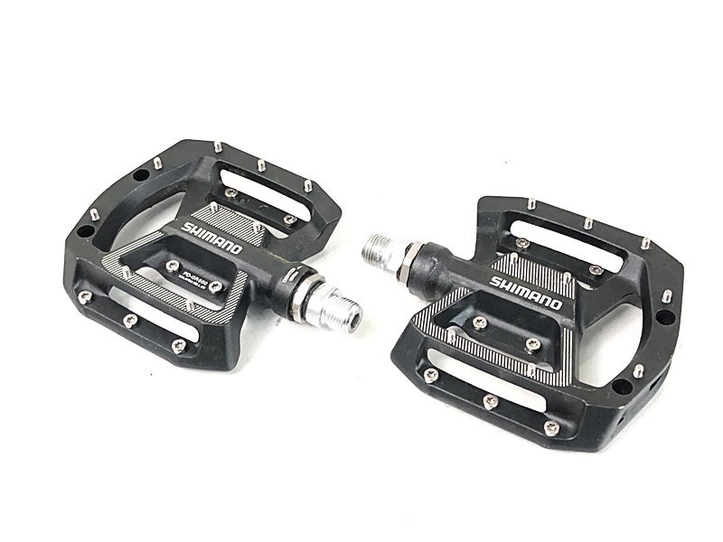 シマノ SHIMANO フラットペダル PD-GR500 ブラック 〇拍卖