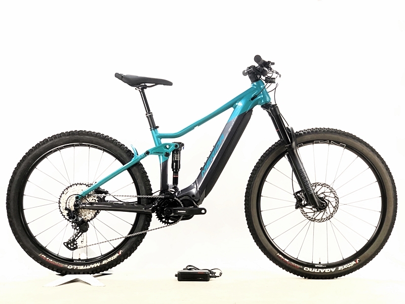 ● 超美品 メリダ MERIDA eONE.SIXTY 500 2025年 SLX 電動アシスト自転車 Sサイズ メタリックティール/ダークシルバー ☆拍卖