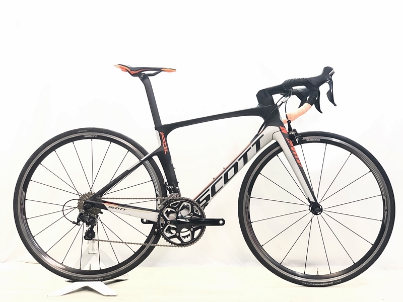 スコット SCOTT フォイル FOIL 30.1 SHIMANO 105 5800 2017年 カーボンロードバイク XSサイズ グレー/ブラック/オレンジ拍卖