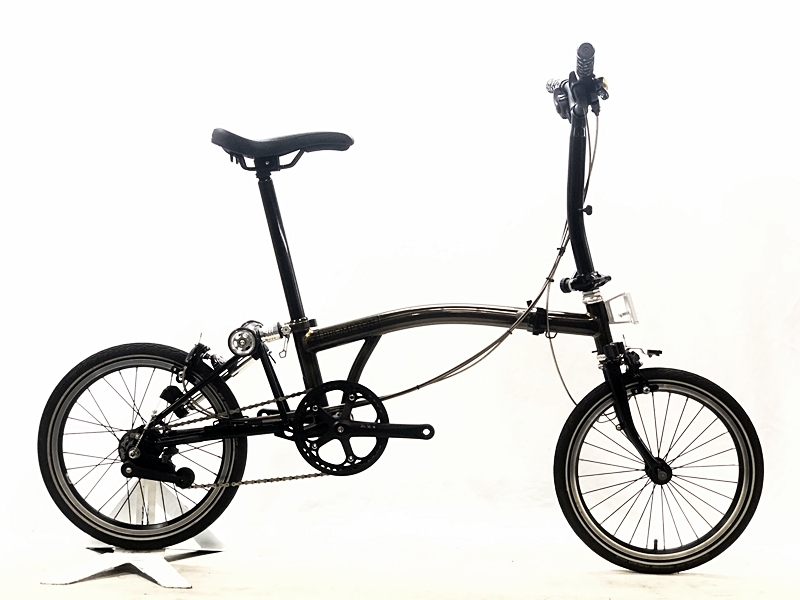 美品 ブロンプトン BROMPTON C Line Explore Mid S6M BLACK EDITION 2022年 折り畳み自転車 16インチ ブラックラッカー拍卖