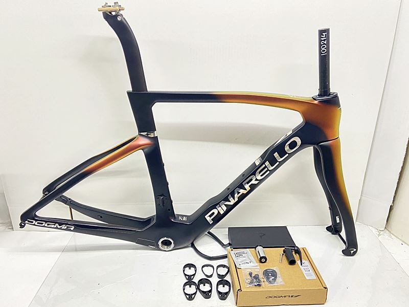 未使用品 ピナレロ PINARELLO NEW DOGMA F ロード フレームセット 2025年 515サイズ カーボン LUXTER RED GOLD拍卖