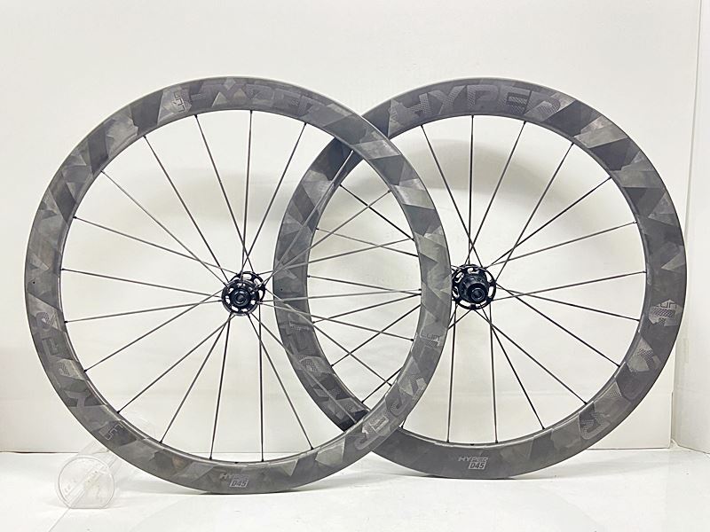 美品 ウィンスペース WINSPACE ルン ハイパー LUN HYPER D45 ホイールセット シマノフリー 11速 DISC チューブレスレディ カーボン拍卖