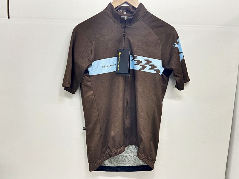 カペルミュール KAPELMUUR レジェフィット 半袖ジャージ XLサイズ ブラウン/ブルー kphs101拍卖
