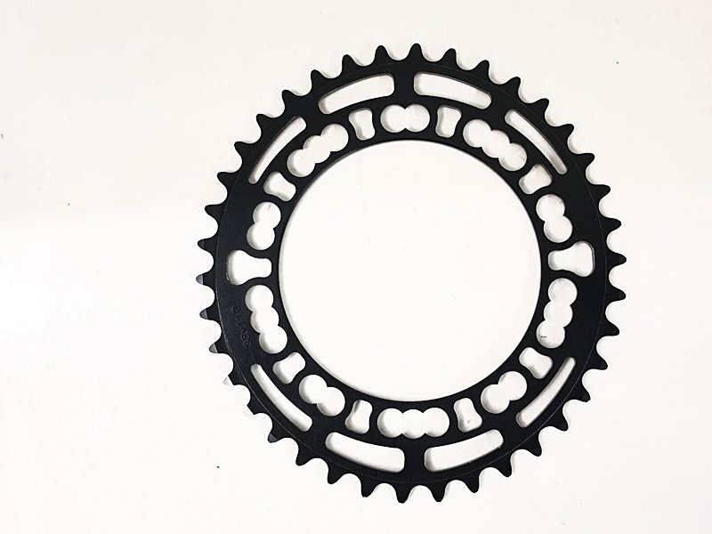 美品 ローター ROTOR Qリングス 楕円インナーチェーンリング Q-RINGS CHAINRING 38T 10S チェーンリング拍卖