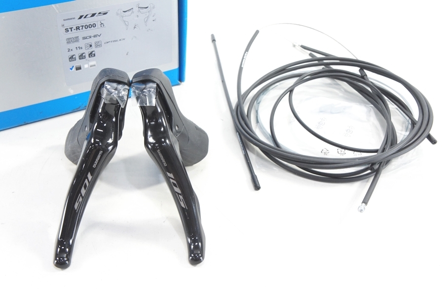◆◆未使用シマノ SHIMANO デュラエース 105 ST-R7000 左右セット 機械式変速 STI 変速レバー シフトレバー拍卖