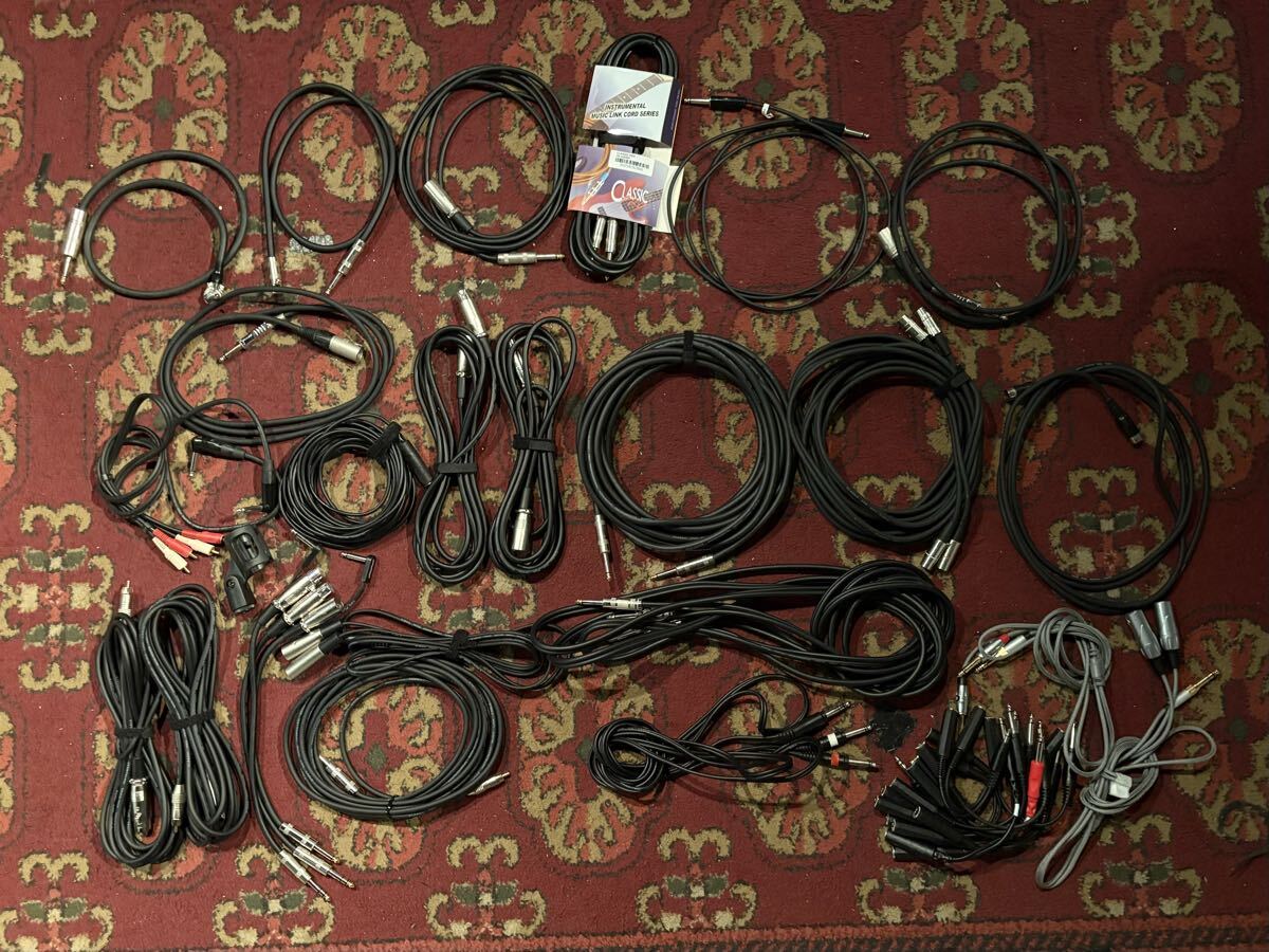 CLASSIC PRO HOSA ギターケーブル マイクケーブル等 まとめ売り拍卖