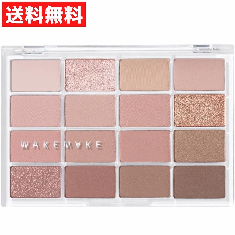 WAKEMAKE ソフトブラーリング アイパレット アイシャドウ 05 ミューテッドコーラルブラーリング 16色 アイメイク 韓国 コスメ拍卖