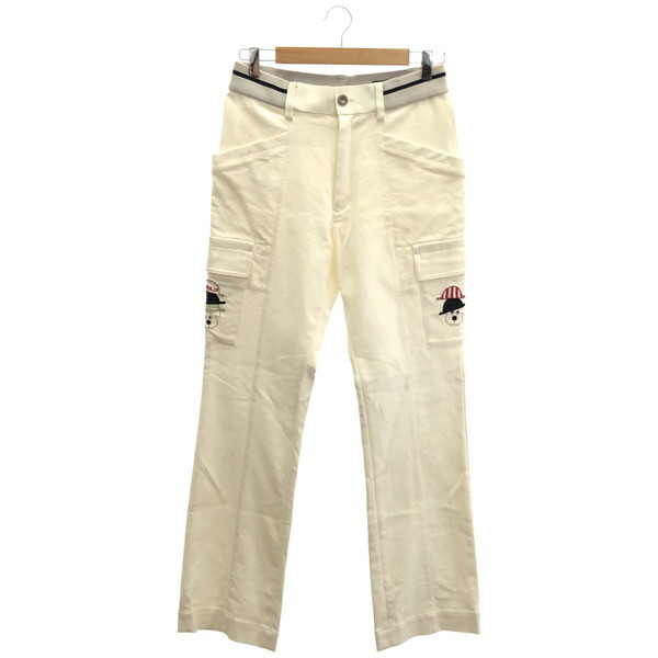 古着 レディース11 BERA Jr GOLF/ベラジュニアゴルフ ロングパンツ スラックス ゴルフウェア ホワイト/ベージュ BJ2B00G-13拍卖