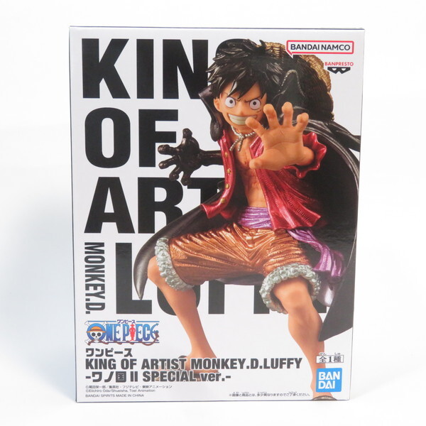 中古 未開封品 KING OF ARTIST ワンピース モンキー・D・ルフィ ワノ国 II SPECIAL ver. BANDAI NAMCO/バンダイナムコ フィギュア拍卖