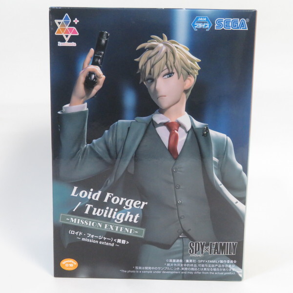 中古 未開封品 Luminasta スパイファミリー ロイド・フォージャー 黄昏 MISSON EXTEND SEGA/セガ フィギュア拍卖