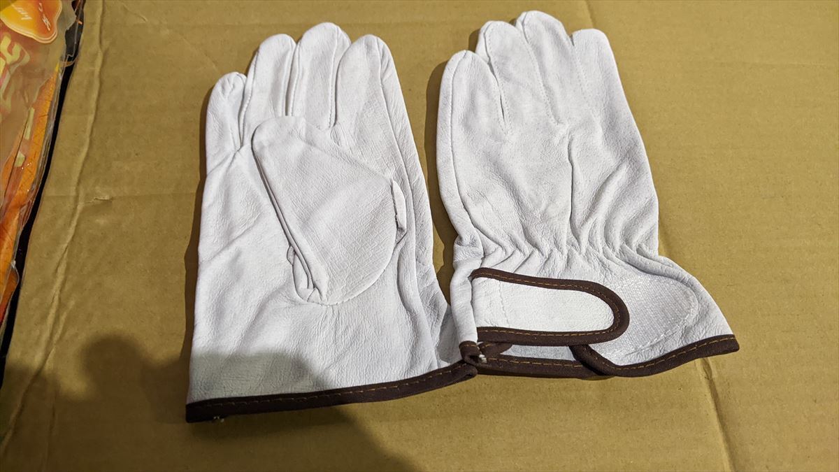 【10双セット】豚革手袋Mサイズ 未使用品 (60-100/240●BA7280) 袖口マジック式 軽量 耐摩耗 シモン社製 PL-717拍卖