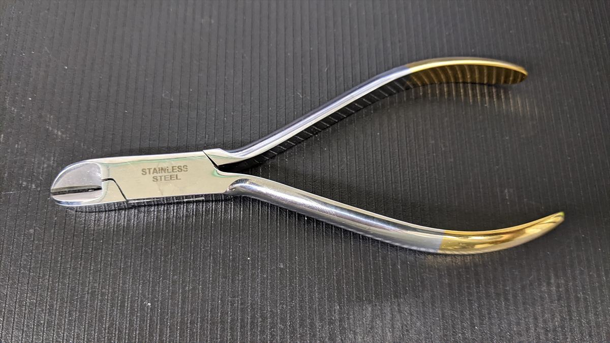 精密ニッパー (NO.5-13/100●BA7559) 未使用 ステンレス製 超硬刃付ニッパー 115mm バネ無し! (3点~落札の場合は送料無料)拍卖