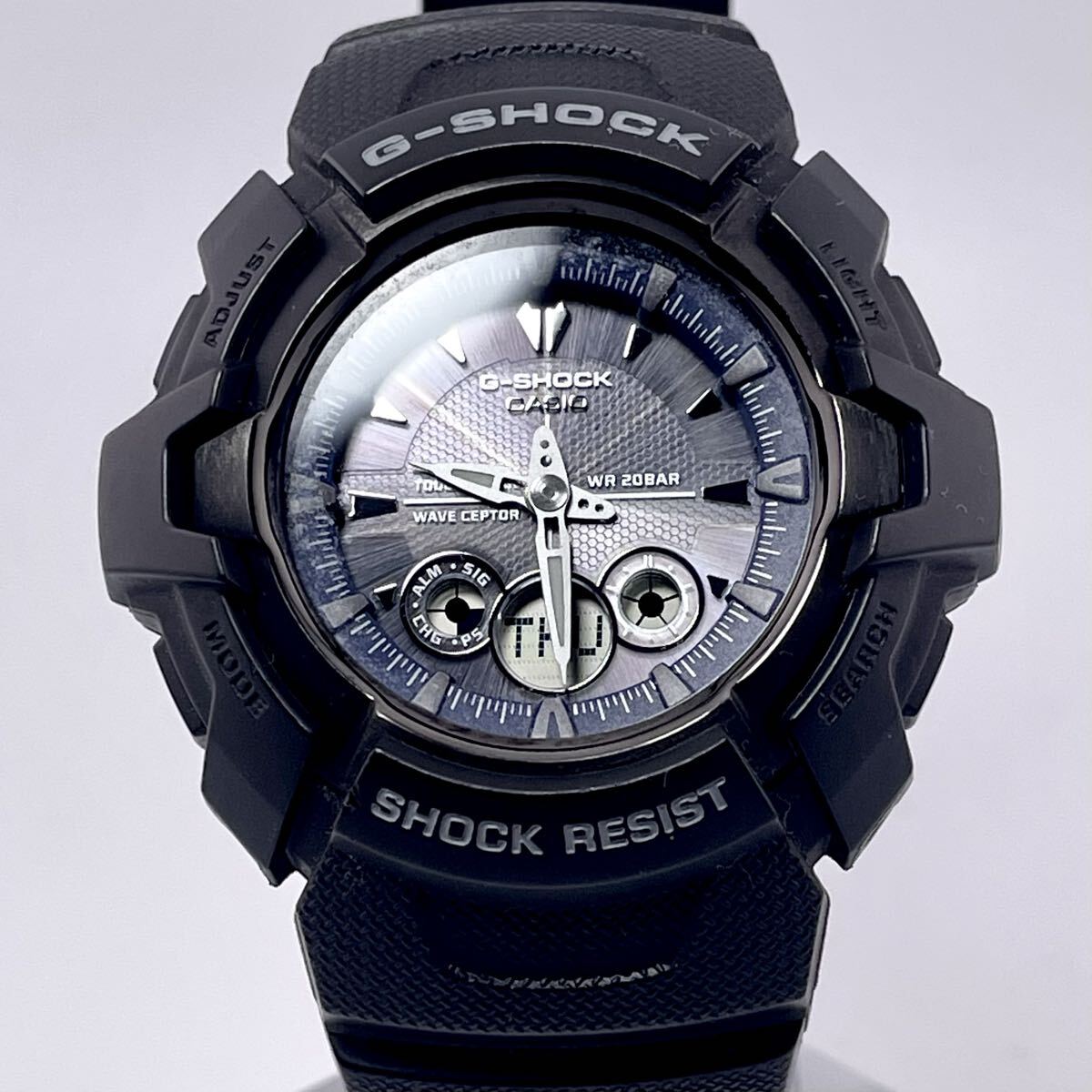 【稼働】2005年限定 CASIO/カシオ G-SHOCK/Gショック TOUGH SOLAR/タフソーラー アナデジ デジタル 希少/アウトドア 腕時計 黒 GE-1500BJ拍卖
