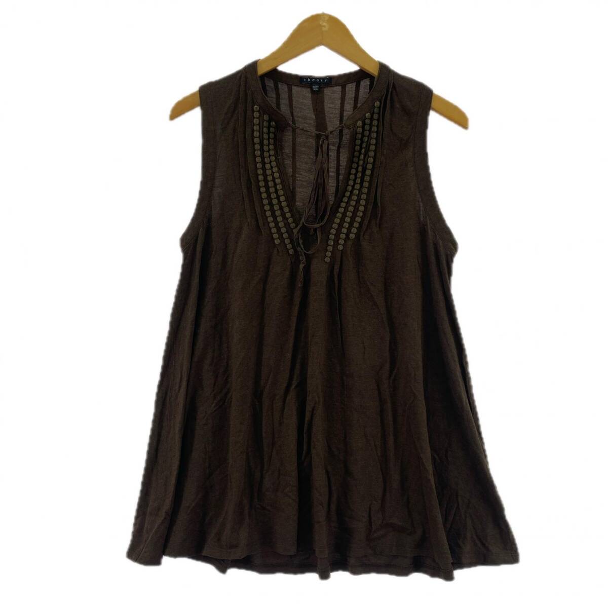 theory セオリー カットソー size2/ブラウン ゆうパケットOK拍卖