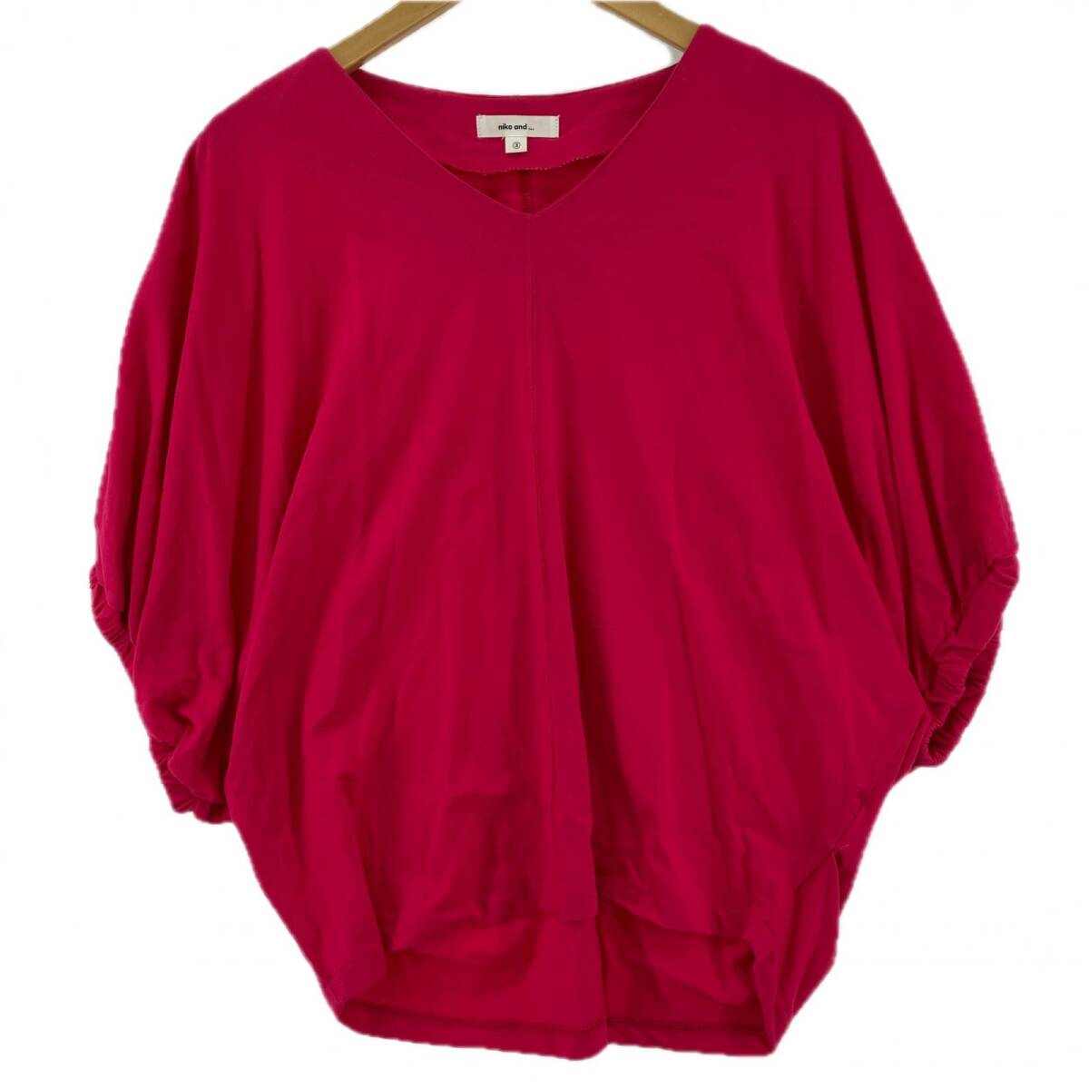 niko and ニコ アンド ドルマン カットソー size3/ピンク拍卖