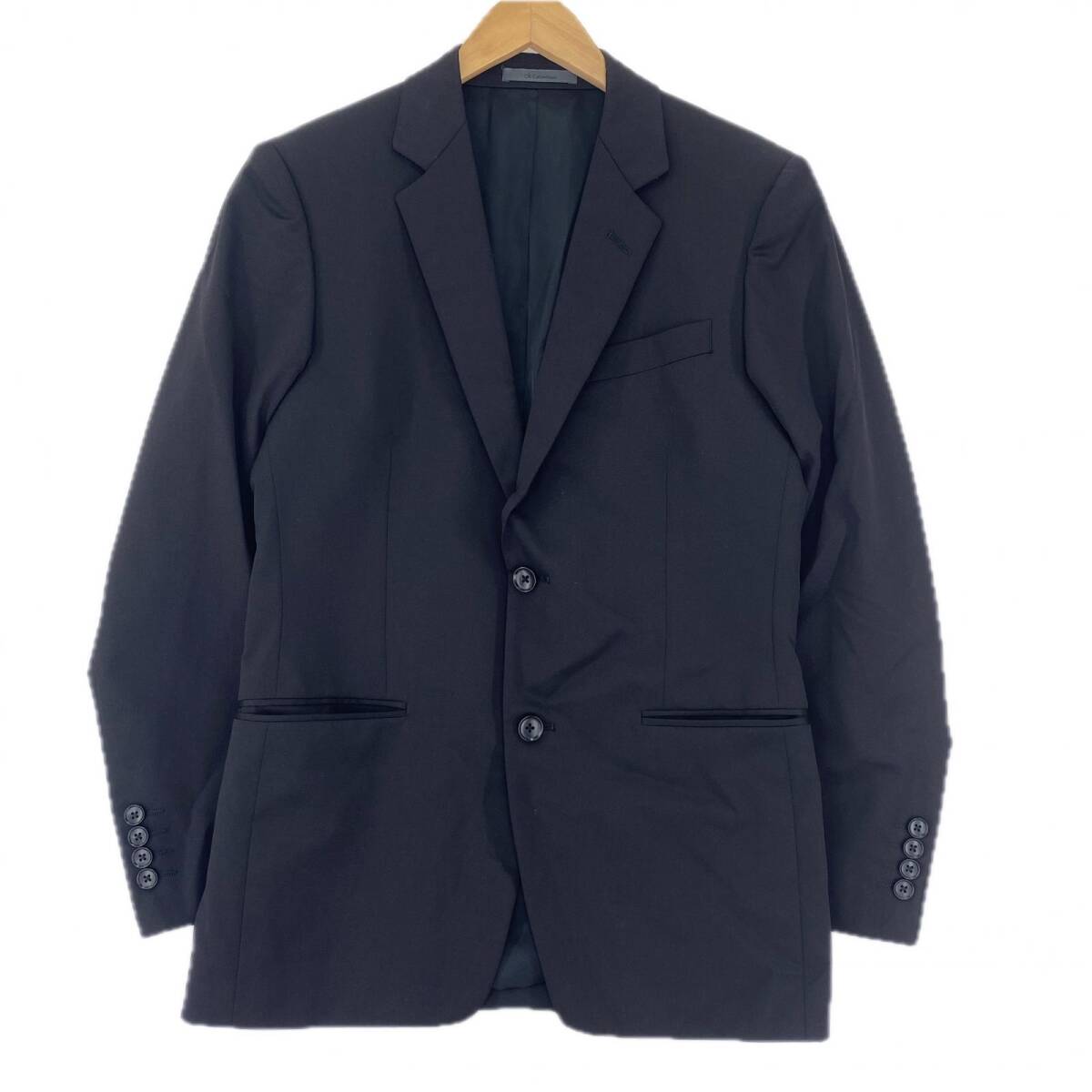 Calvin Klein カルバンクライン 肩パッドイン テーラード ジャケット size34/ブラック拍卖