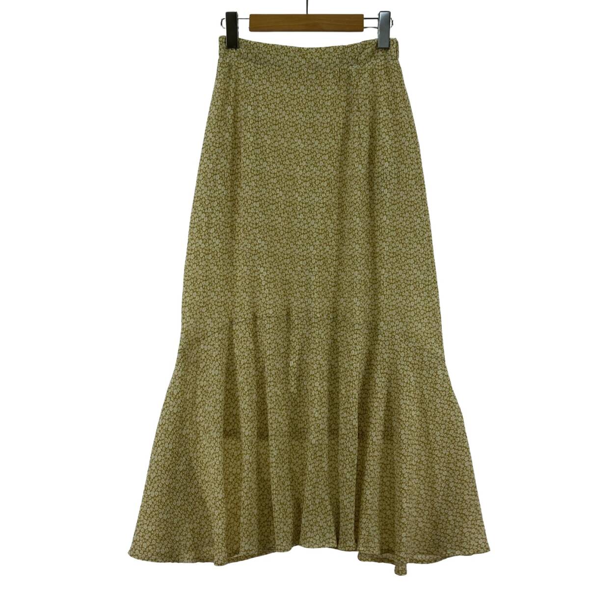 mystic ミスティック 花柄 マーメイド スカート size表記なし/イエロー系拍卖