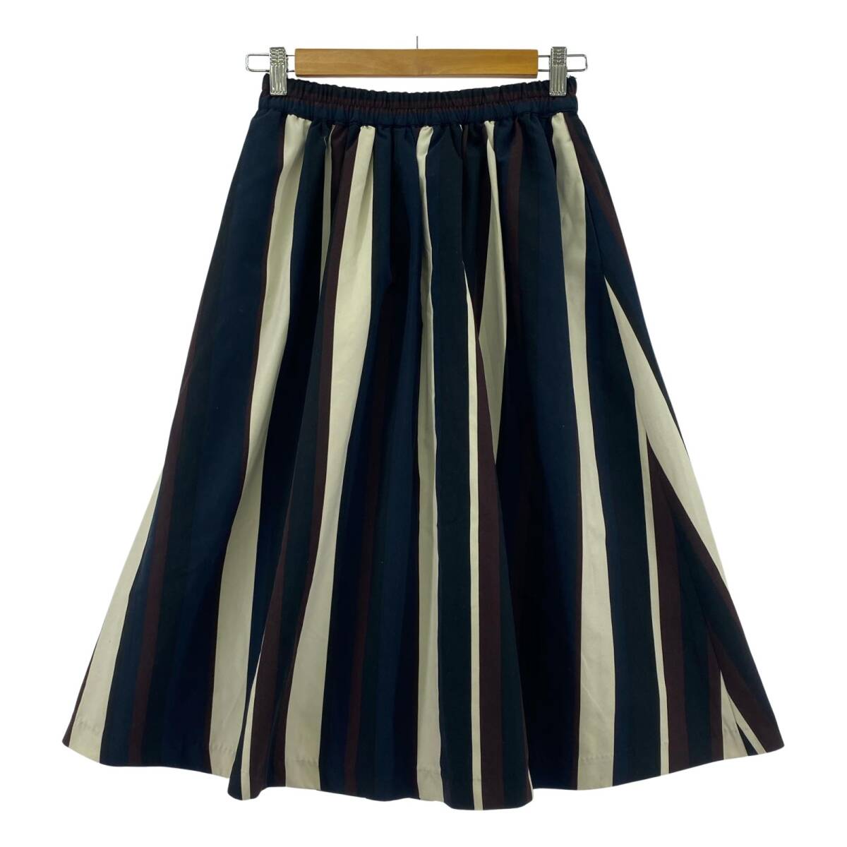 YECCA VECCA イェッカヴェッカ タグ付き ストライプ ロングスカート sizeF/マルチカラー拍卖