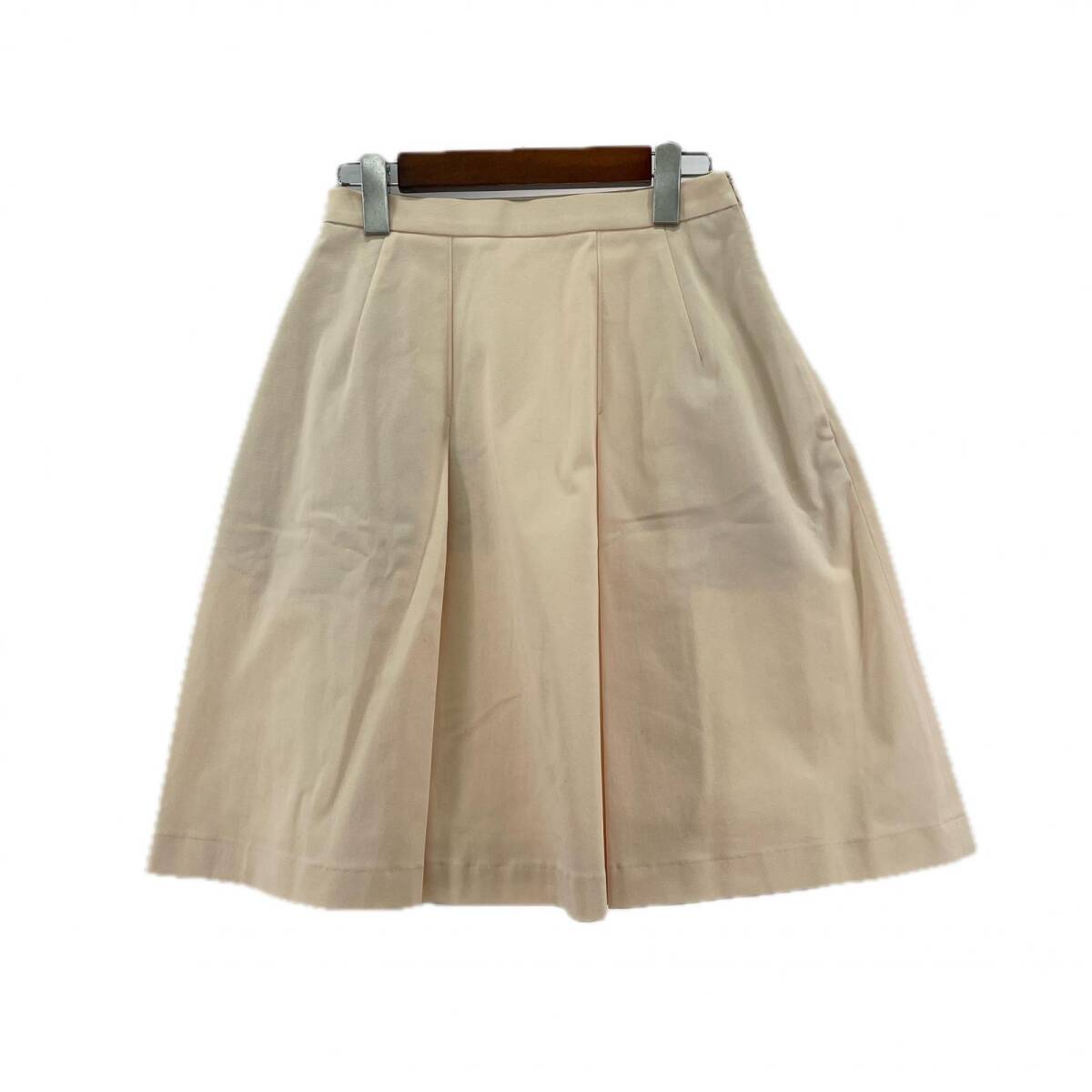 美品 Philosophy フィロソフィー タグ付き タック スカート size40/ライトピンクベージュ系拍卖