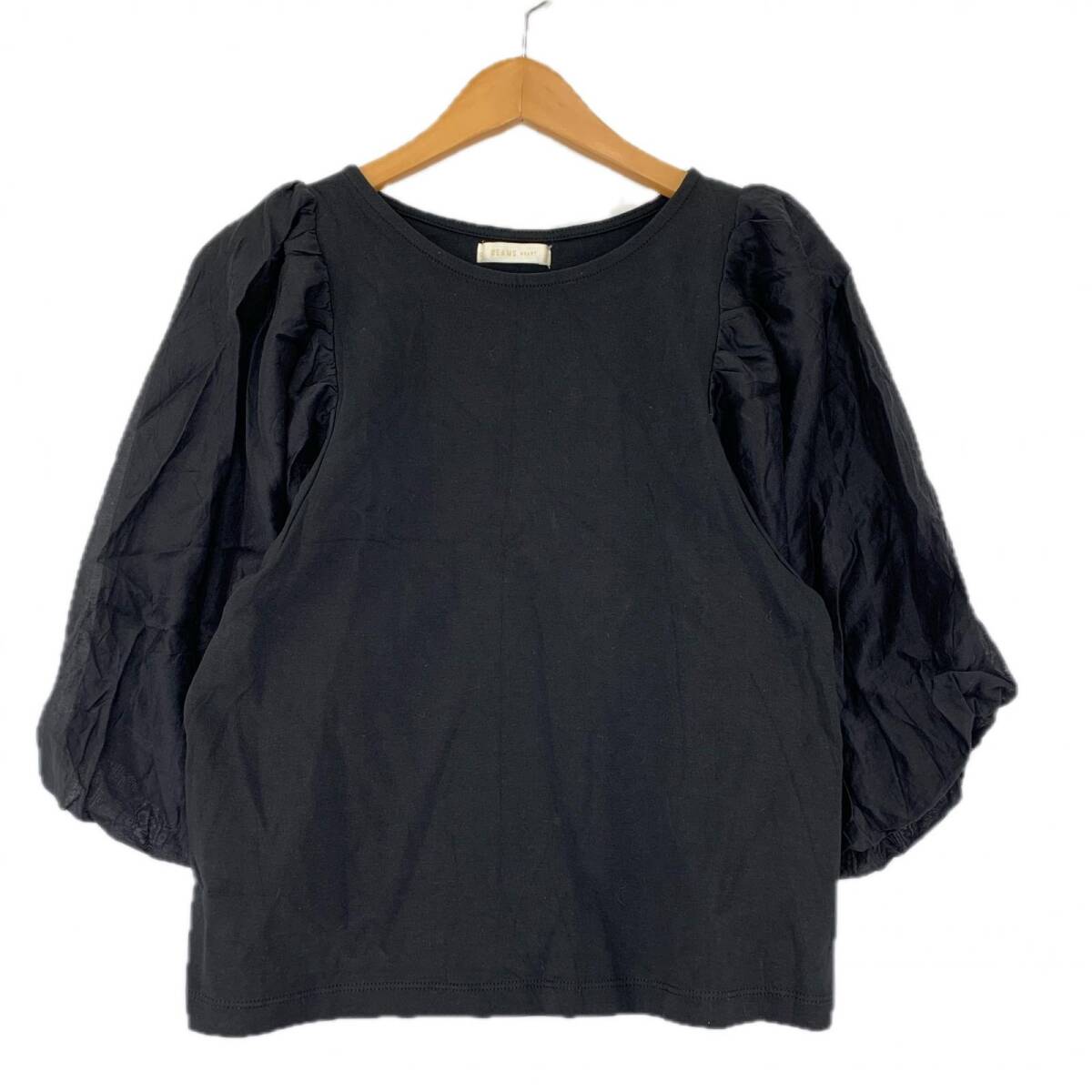 BEAMS HEART ビームスハート バルーンスリーブ カットソー size表記なし/ブラック ゆうパケットOK拍卖