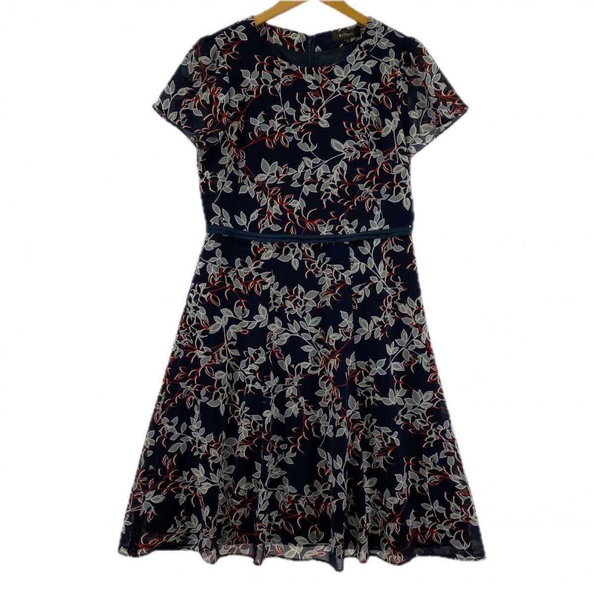 Reflect リフレクト 総柄 ワンピース size11/ネイビー系 ゆうパケットOK拍卖
