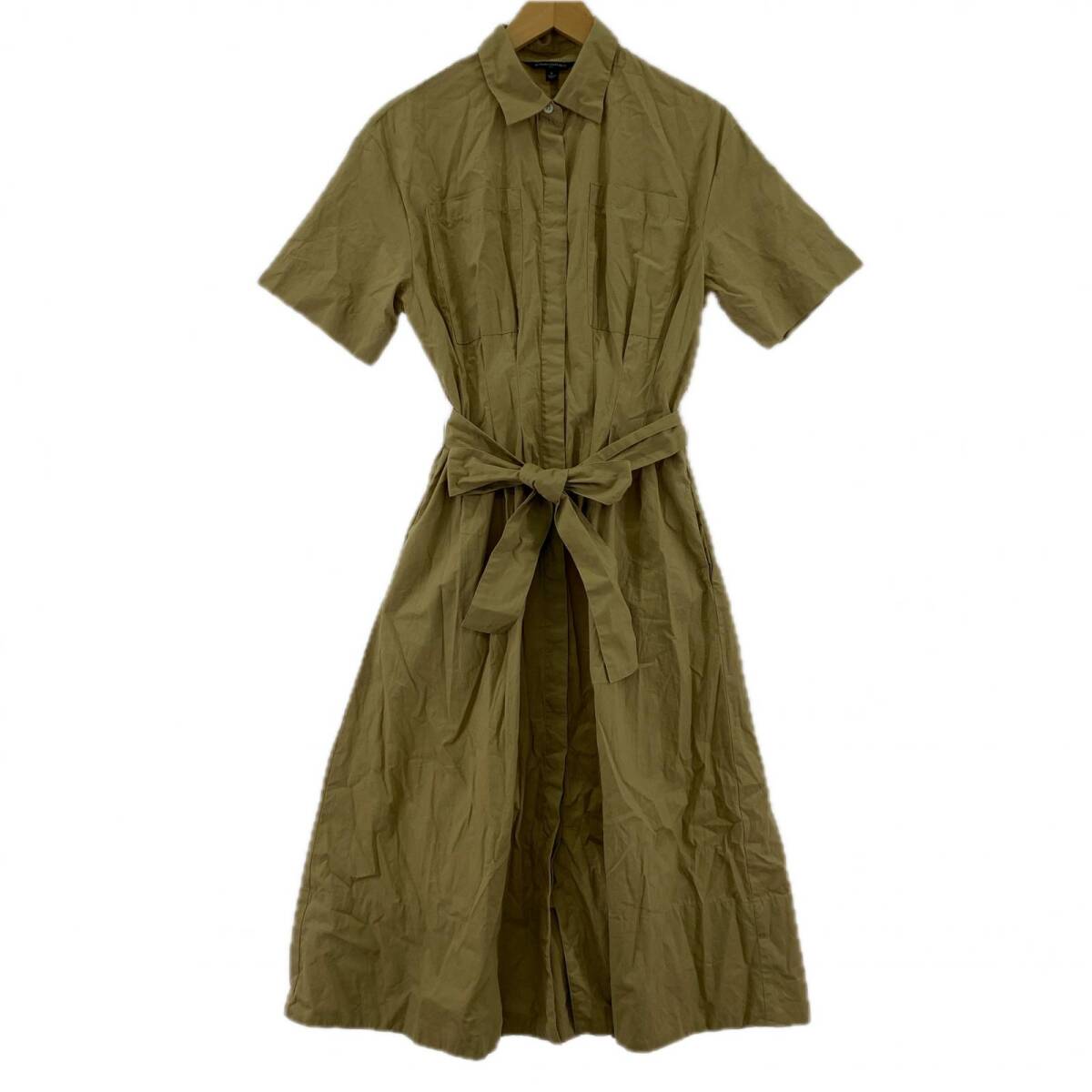 BANANA REPUBLIC バナナリパブリック シャツ ワンピース sizeS/ベージュ拍卖