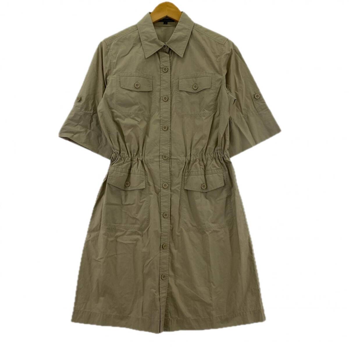 23区 Vingt-trois Arrondissementsニジュウサンク ワンピース size38/ベージュ拍卖