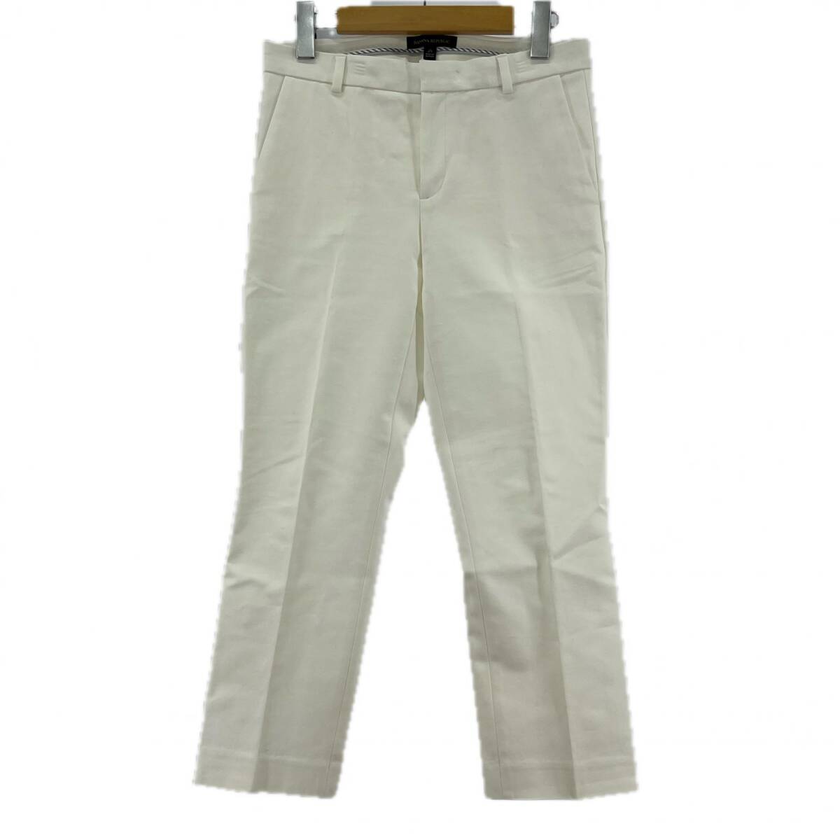 BANANA REPUBLIC バナナリパブリック テーパード パンツ size25/ホワイト ゆうパケットOK拍卖