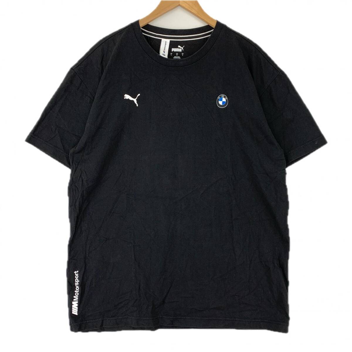 PUMA プーマ 半袖Tシャツ sizeUS L/ブラック ゆうパケットOK拍卖