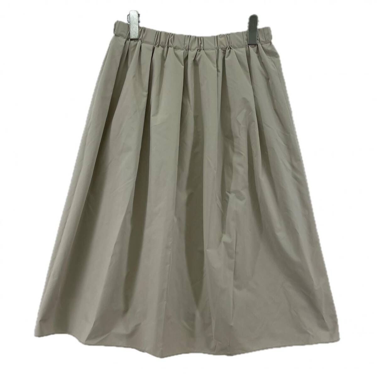 UNTITLED アンタイトル フレア スカート sizeL/ライトグレー ゆうパケットOK拍卖