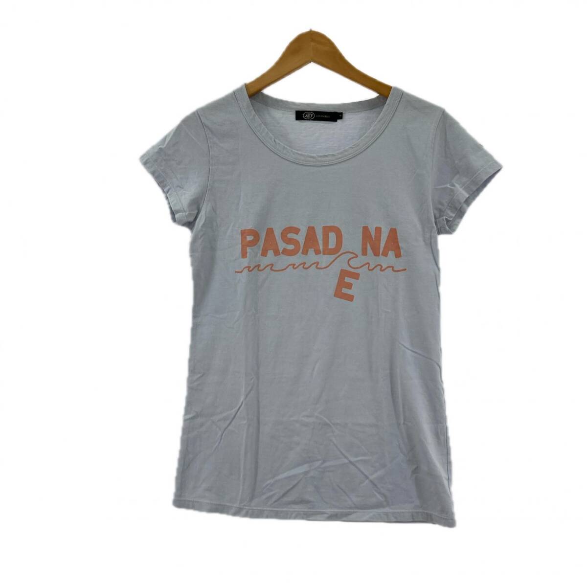 JET LOS ANGELES ジェットロサンゼルス 半袖Tシャツ size4/ライトブルー ゆうパケットOK拍卖