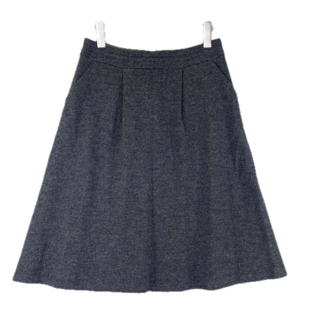 Reflect リフレクト ウール 台形 スカート size9/グレー ゆうパケットOK拍卖