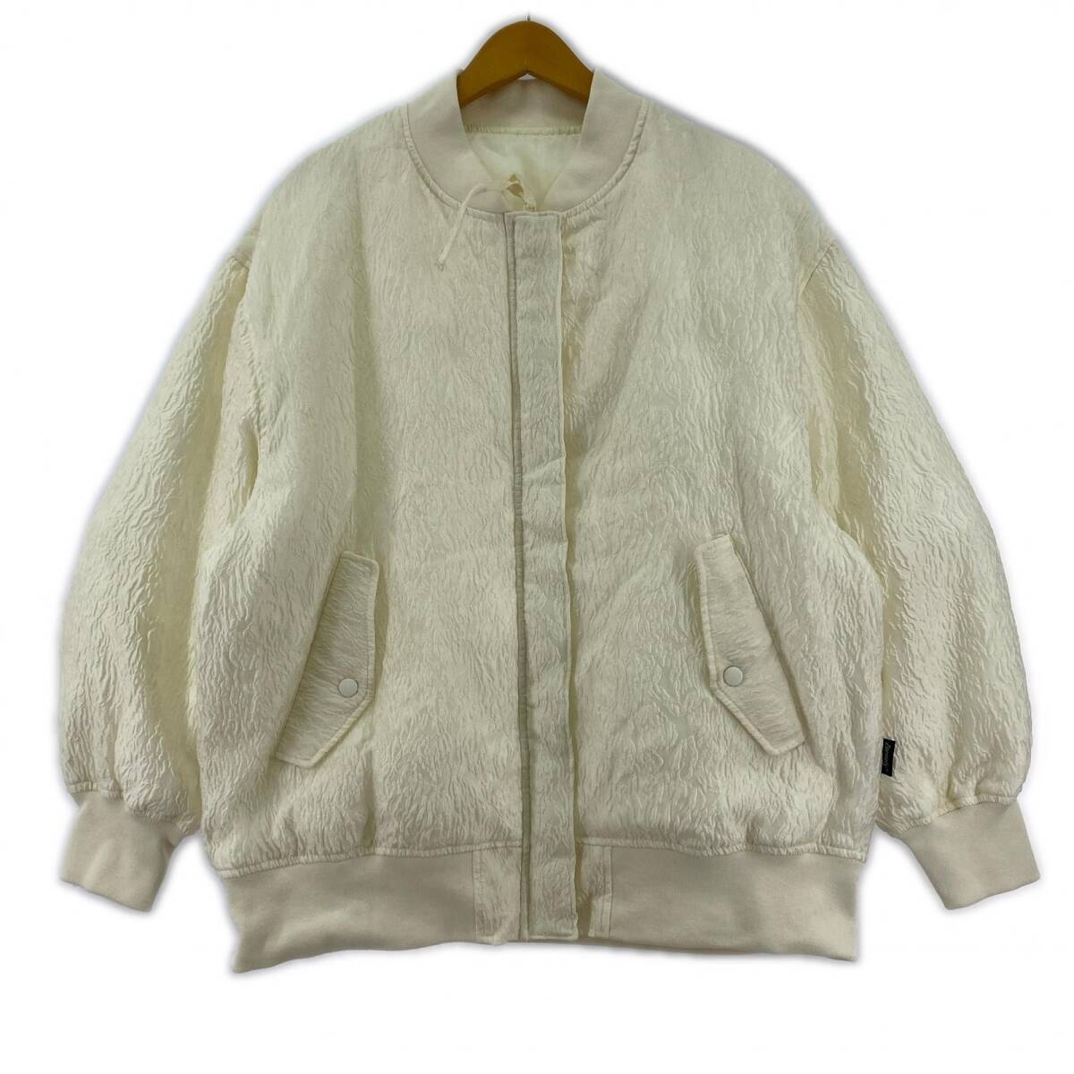 SENSE OF PLACE センスオブプレイス オーバーサイズ MA-1 ジャケット sizeOne/オフホワイト拍卖