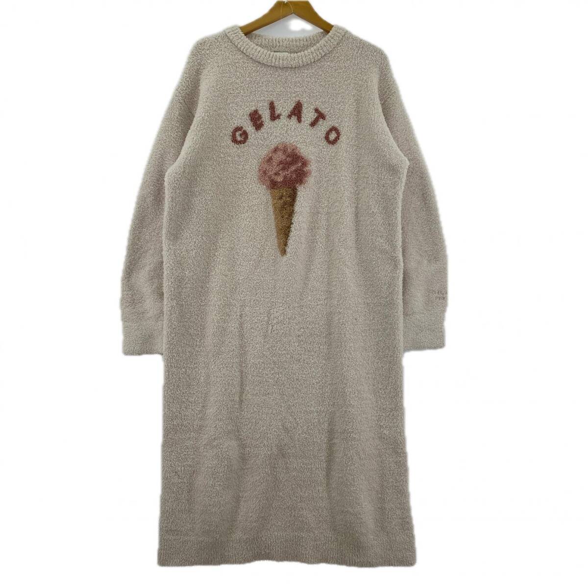 gelato pique ジェラートピケ モールニット ワンピース sizeONE SIZE/ベビーピンク拍卖
