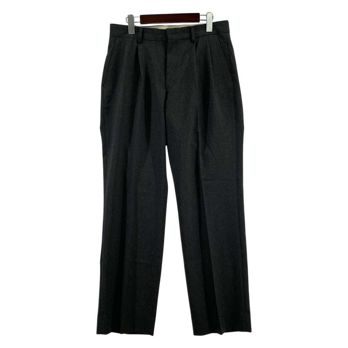 THE SHINZONE ザ シンゾーン 21AMSPA01 ダブルタック テーパード パンツ size36/グレー拍卖