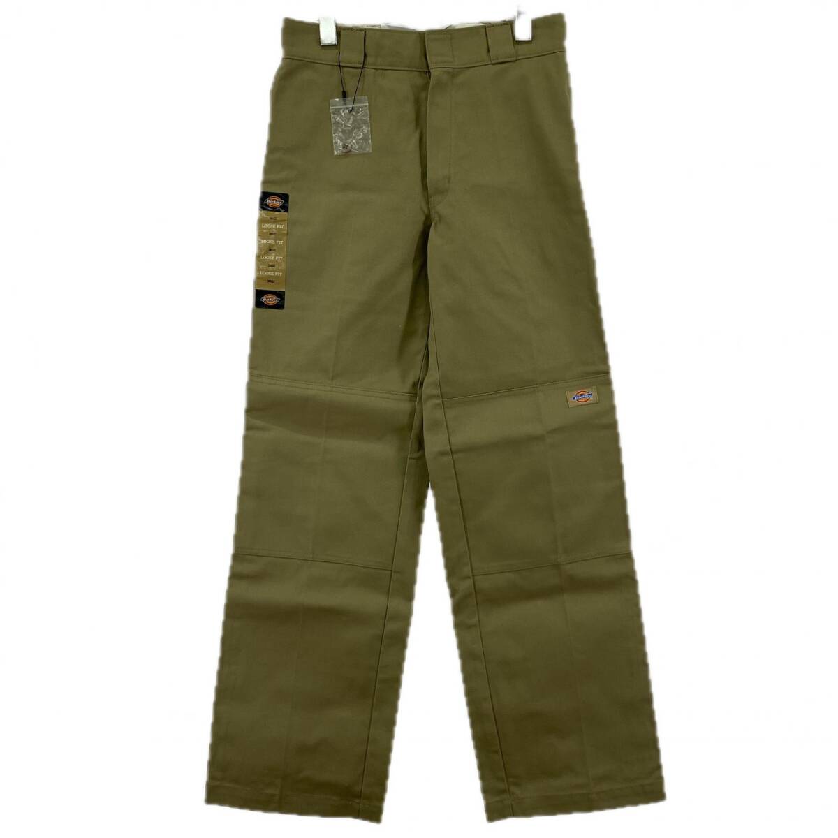 美品 Dickies ディッキーズ タグ付き ルーズフィット チノ パンツ size28/ベージュ拍卖