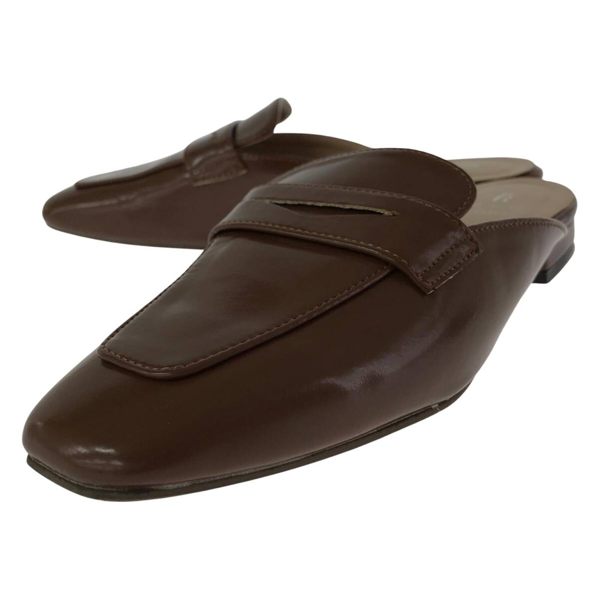 ROPE' PICNIC ロぺピクニック ローファーサボ サンダル sizeM/ライトブラウン拍卖