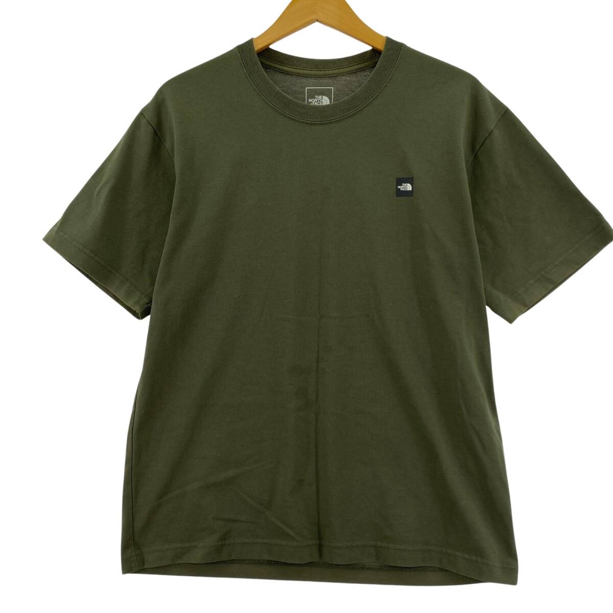 THE NORTH FACE ザ・ノースフェイス NT32348 半袖Tシャツ sizeM/カーキ ゆうパケットOK拍卖