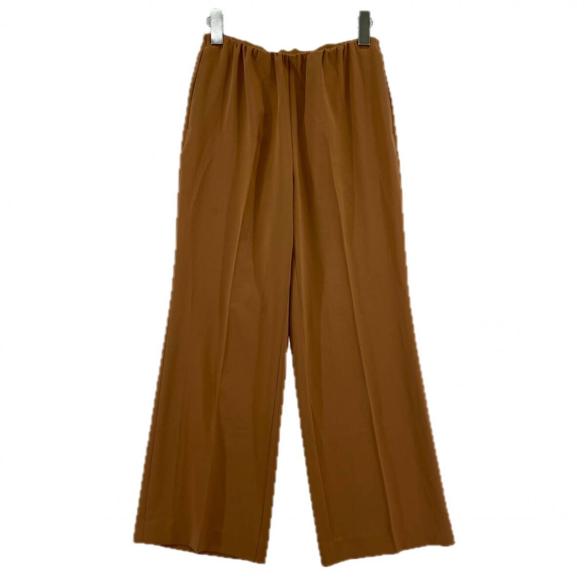 BEAUTY&YOUTH UNITED ARROWS ビューティー&ユース ユナイテッドアローズ イージー センタープレス パンツ sizeS/オーカー ゆうパケットOK拍卖