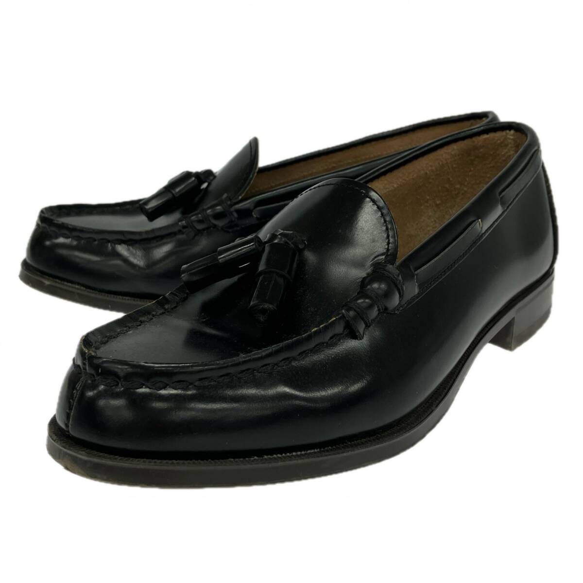 HARUTA ハルタ タッセル ローファー size24EE/ブラック拍卖