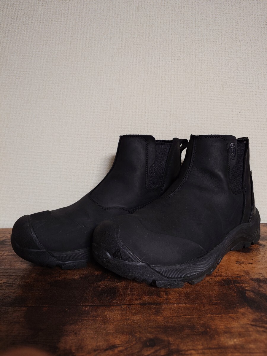 KEEN REVEL Ⅳ CHELSEA/キーン レヴェルフォー チェルシー/US10 28.0cm/サイドゴアブーツ ウォータープルーフ ブラック拍卖