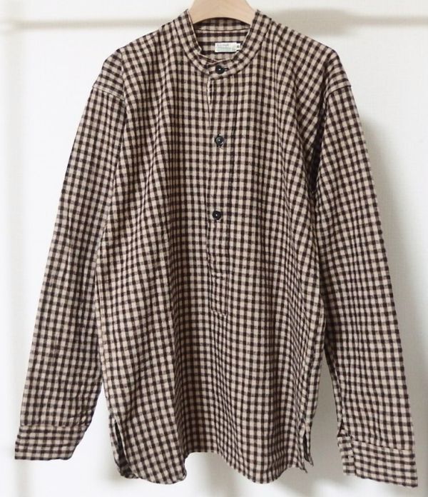 WAREHOUSE ウエアハウス DUCK DIGGER Lot 3033 FLANNEL PULLOVER STAND COLLAR SHIRTS フランネル プルオーバー スタンドカラー シャツ40拍卖