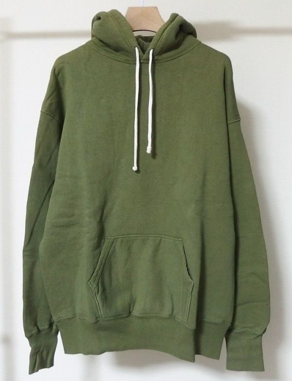 WAREHOUSE ウエアハウス BEAMS PLUS 別注 スウェット パーカー 42 OLIVE拍卖