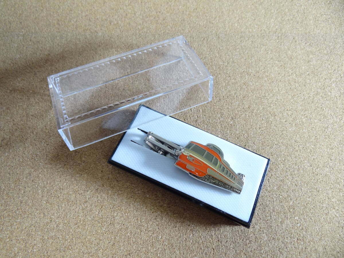ODAKYU 小田急電鉄 / ロマンスカー 小田急形電車 ネクタイピン ケースあり / タイピン 鉄道グッズ 電鉄 列車 私鉄 特別急行 特急拍卖
