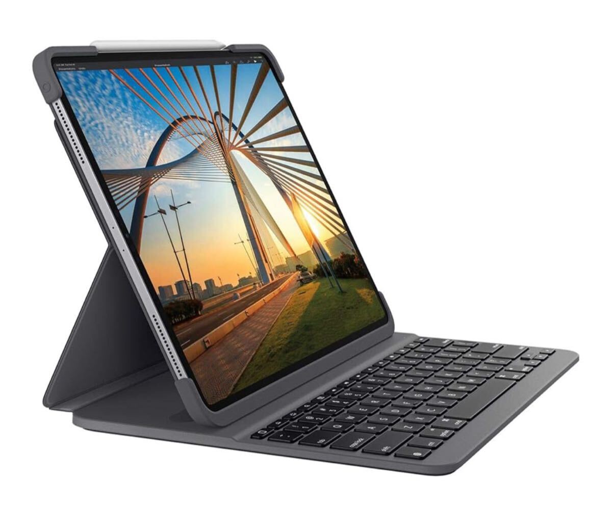 SLIM FOLIO PRO for iPad Pro 11-inch 第1/第2世代用 バックライト付 Bluetooth キーボード一体型ケース iK1174A グラファイト 未使用品拍卖
