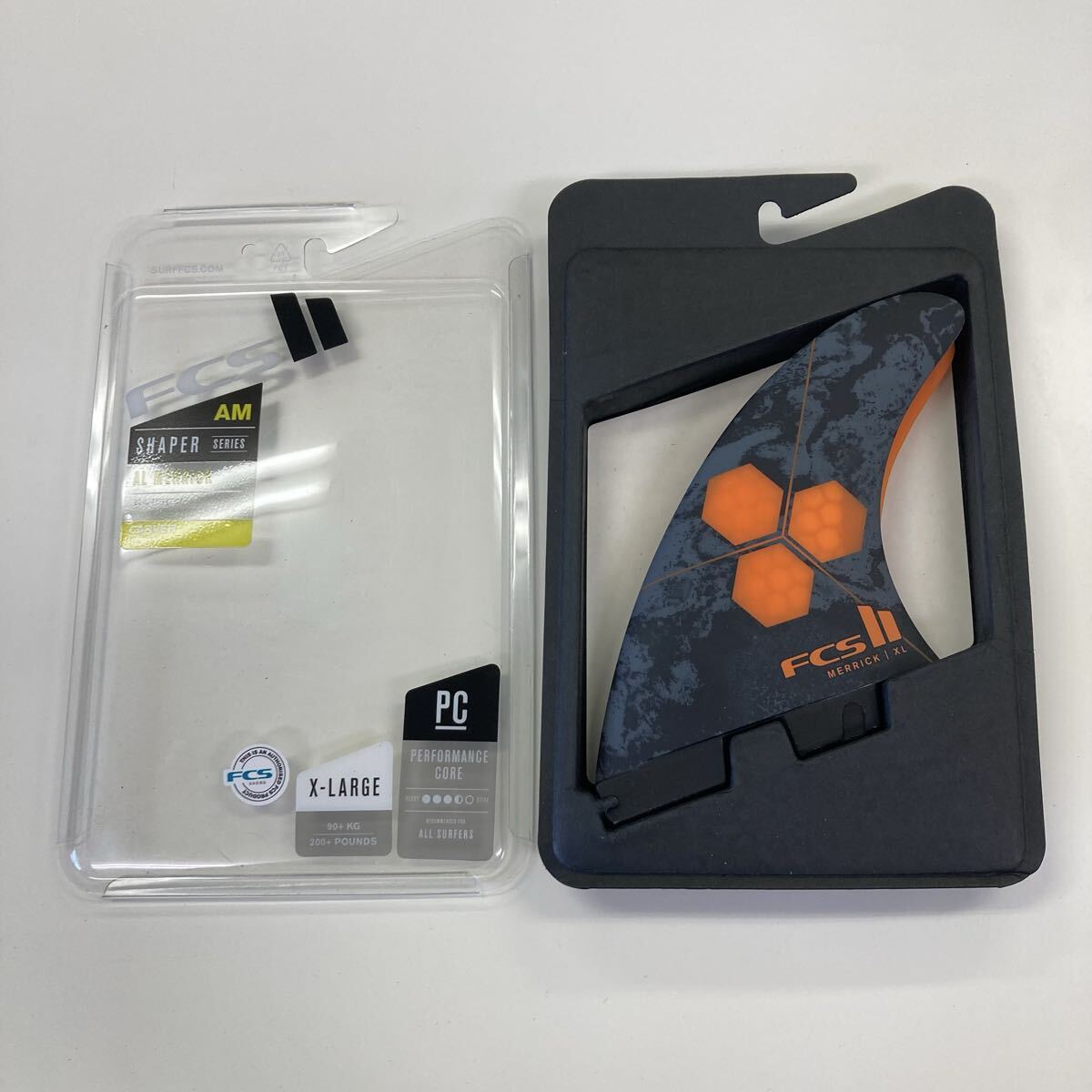 新品 正規品 サーフィン フィン FCS II AM PC TRI FINS XL オレンジ ORANGE エフシーエス2 アルメリック Al Merrick エックス エル拍卖