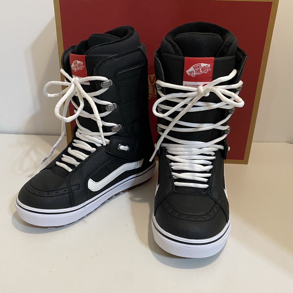25-26 正規新品 VANS メンズ スノーボード ブーツ 26.5 HI-STANDARD OG MENS BLACK WHITE バンズ ハイスタンダード ブラック ホワイト 男性拍卖