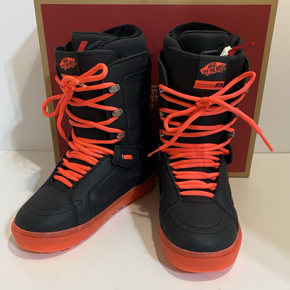 25-26 正規新品 VANS メンズ スノーボード ブーツ 26.5 HI-STANDARD OG MENS BLACK ORANGE バンズ ハイスタンダード ブラック オレンジ拍卖