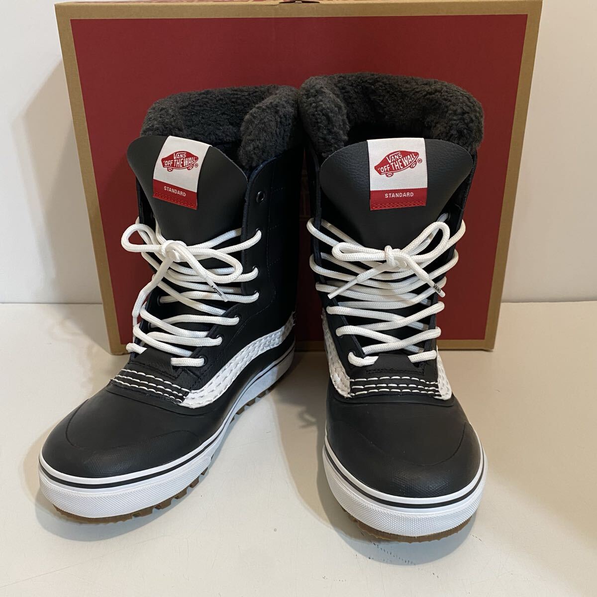 25-26 正規新品 VANS スノーブーツ 26.0 MTE STANDARD WATERPROOF BLACK WHITE バンズ スタンダード ウォータープルーフ ブラック ホワイト拍卖
